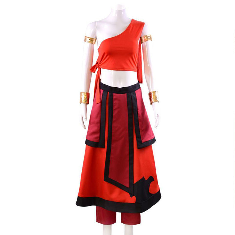 Avatar: The Last Airbender Katara Red Cosplay Costume