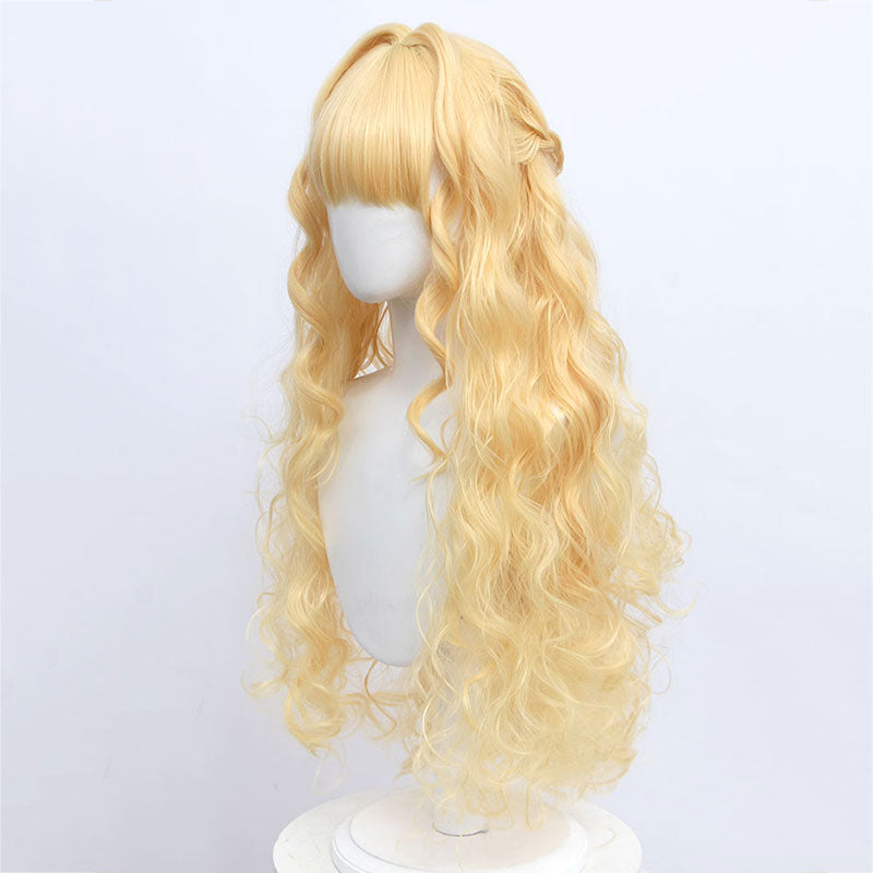 Bibliophile Princess Mushikaburi-hime Elianna Bernstein Golden Cosplay Wig