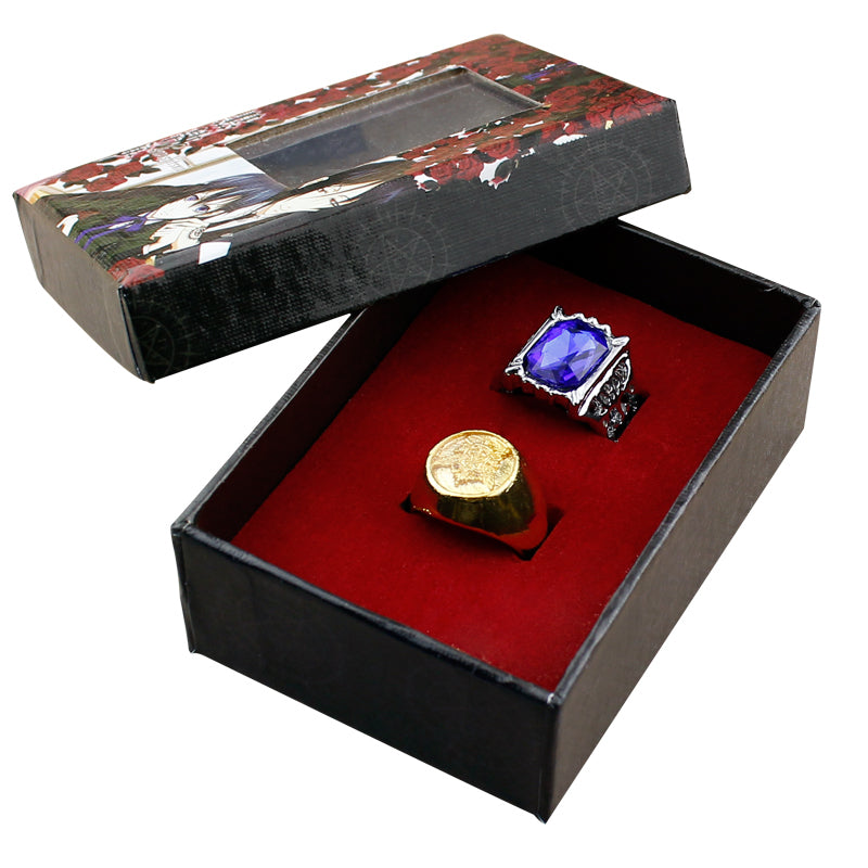 Black Butler Ciel Phantomhive Ring Cosplay Accessory Prop