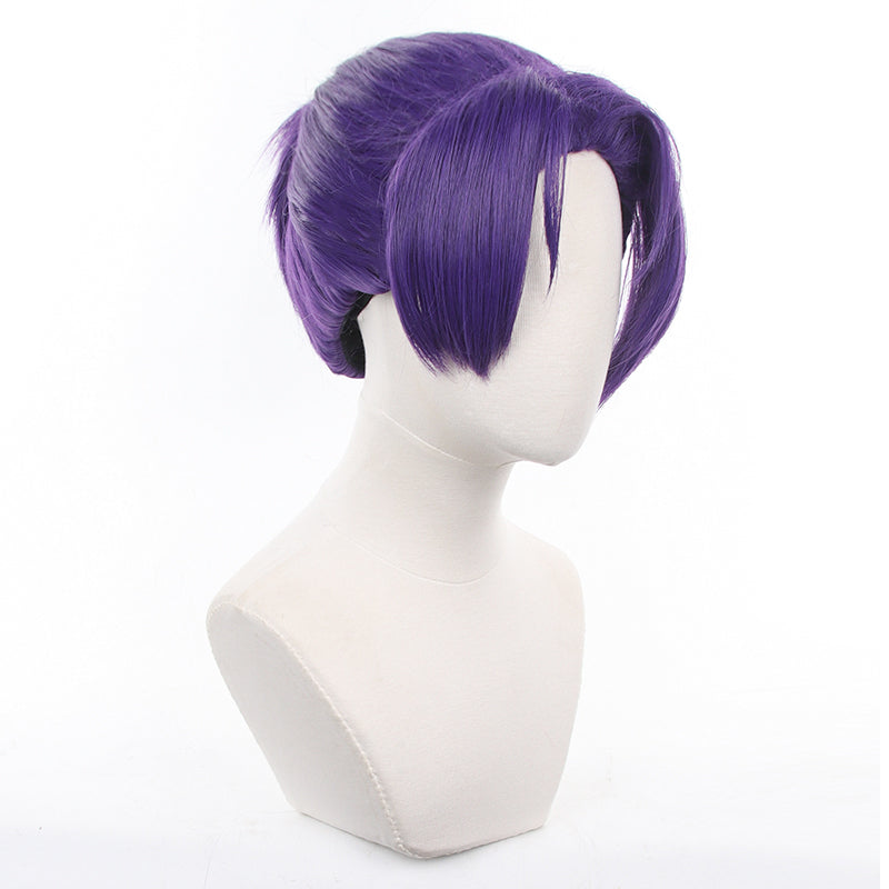 Blue Lock Reo Mikage Purple Cosplay Wig