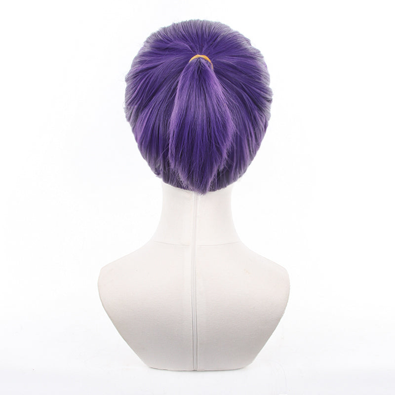 Blue Lock Reo Mikage Purple Cosplay Wig