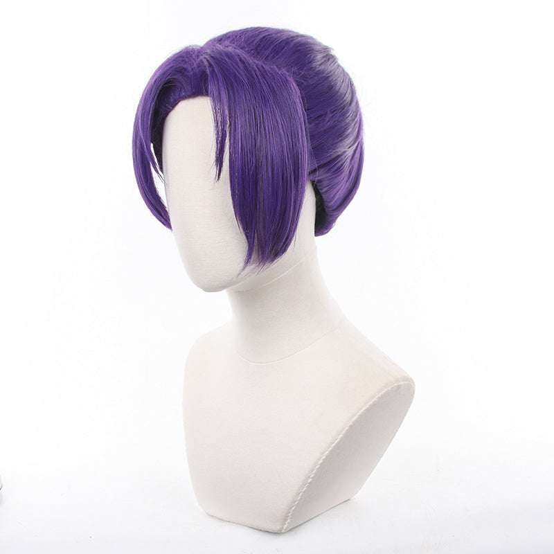 Blue Lock Reo Mikage Purple Cosplay Wig