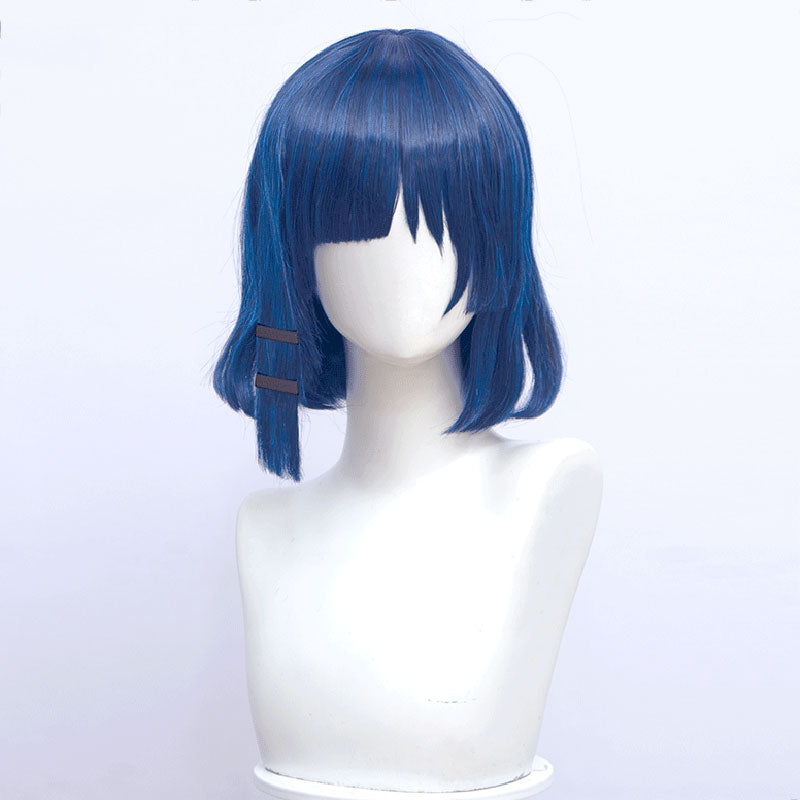 Bocchi the Rock!  Ryo Yamada Blue  Cosplay Wig