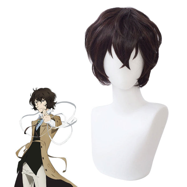 Bungo Stray Dogs Osamu Dazai Deep Brown Cosplay Wig