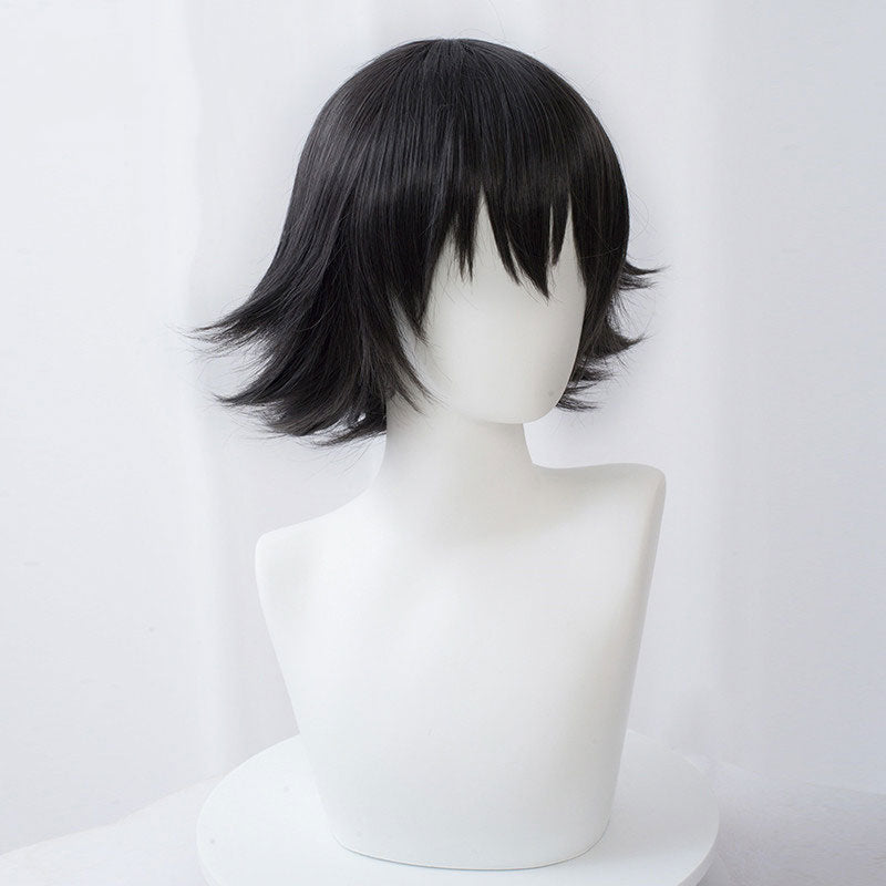 Bungo Stray Dogs Ranpo Edogawa Black Cosplay Wig