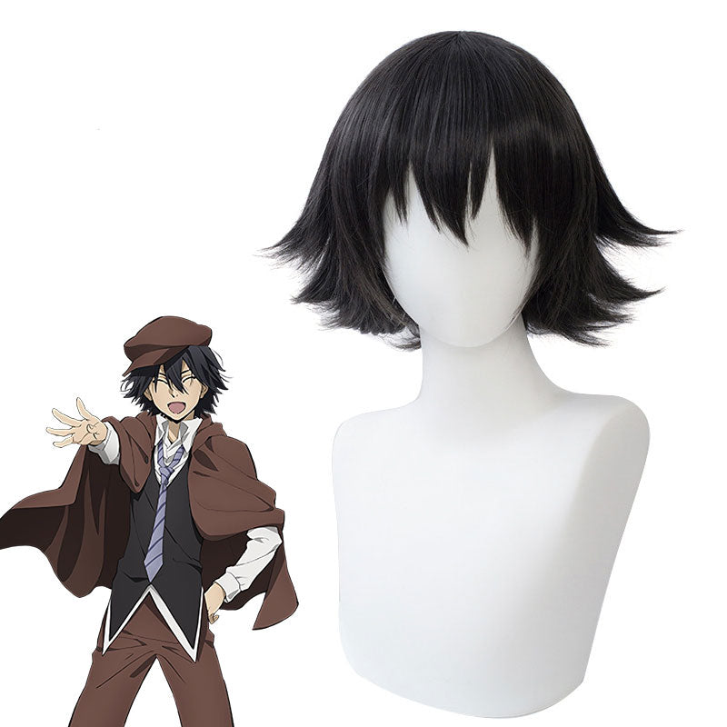 Bungo Stray Dogs Ranpo Edogawa Black Cosplay Wig