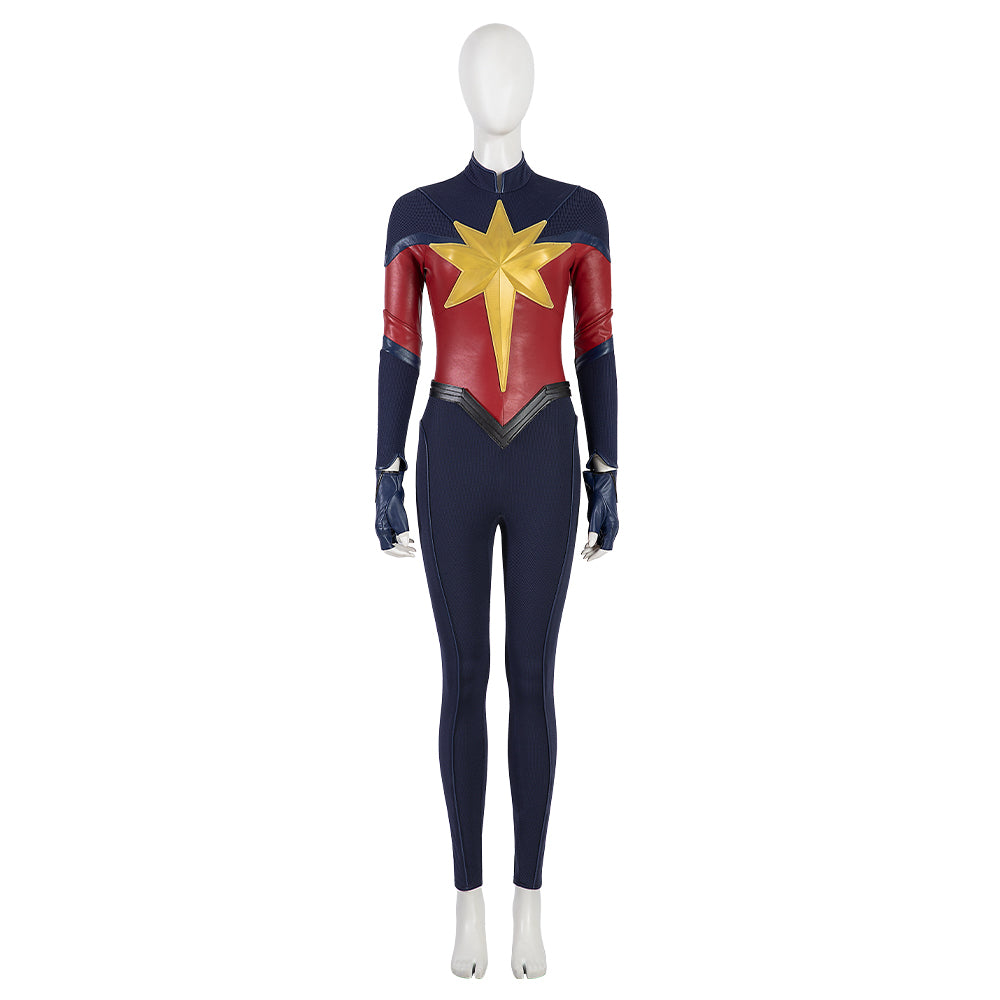 Captain Marvel 2 The Marvels Carol Danvers Team Uniform Cosplay Costume SR