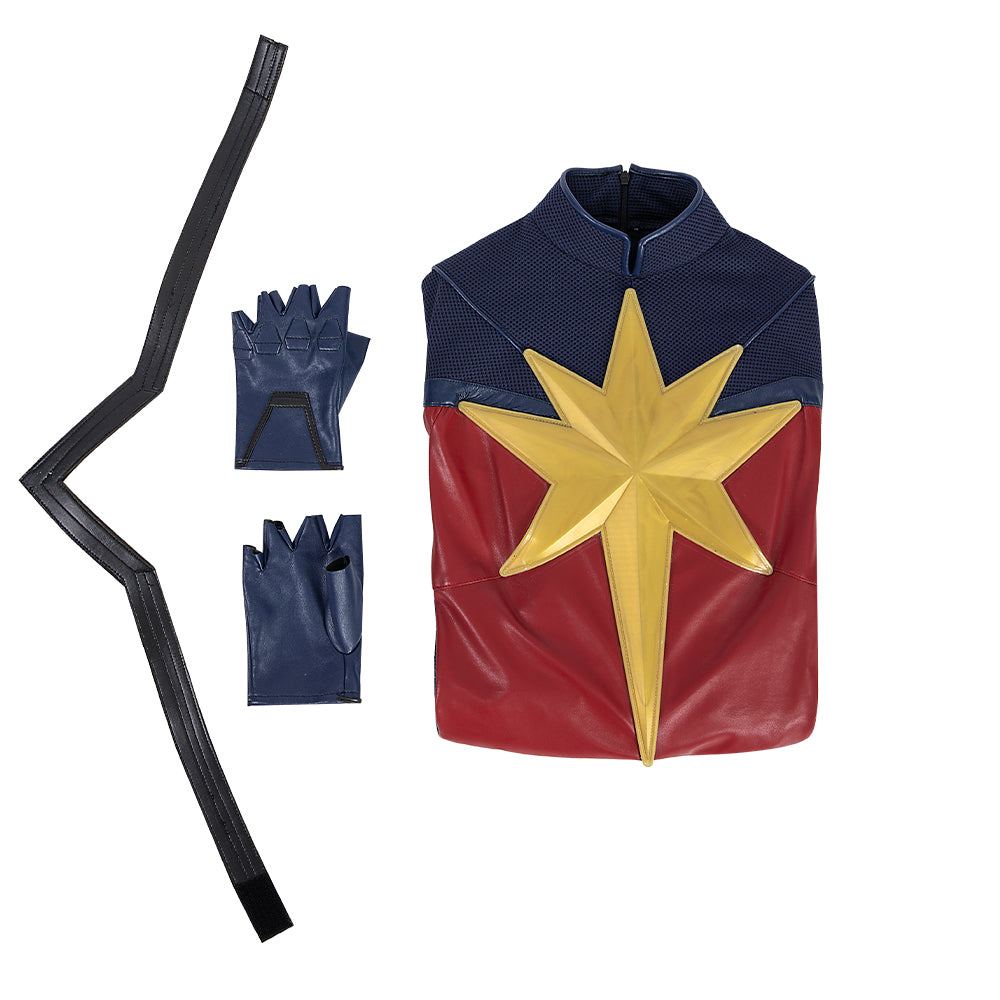 Captain Marvel 2 The Marvels Carol Danvers Team Uniform Cosplay Costume SR