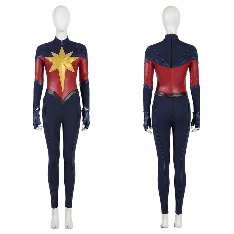 Captain Marvel 2 The Marvels Carol Danvers Team Uniform Cosplay Costume SR