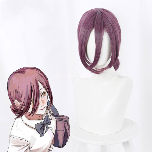 Chainsaw Man Bomb Girl Lady Reze Purple Cosplay Wig