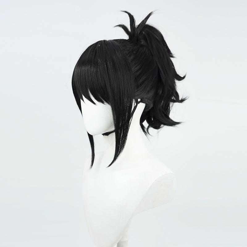 Chainsaw Man Michiko Tendo Black Cosplay Wig