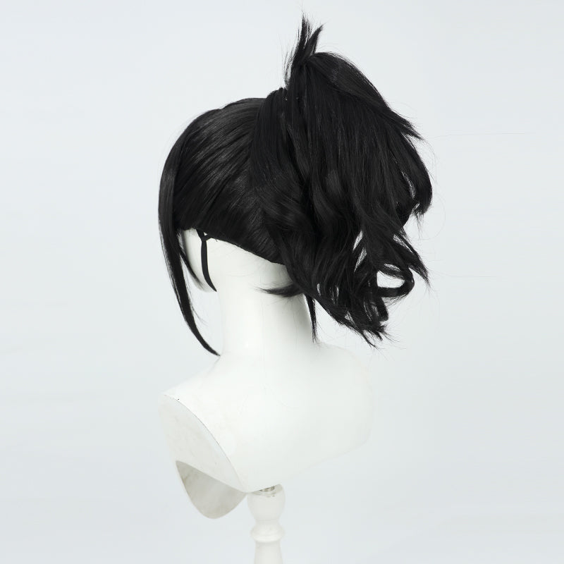 Chainsaw Man Michiko Tendo Black Cosplay Wig