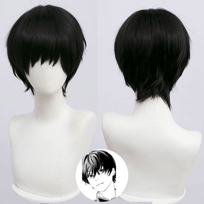 Chainsaw Man Part 2 Hirofumi Yoshida Black Cosplay Wig