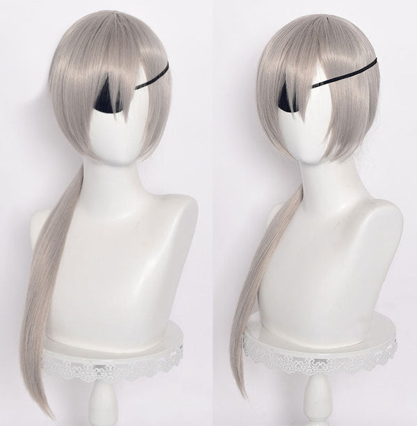 Chainsaw Man Quanxi Grey Cosplay Wig - Wig+Goggles