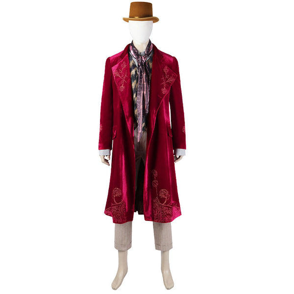 Charlie and the Chocolate Factory Willy Wonka Cosplay Costume
