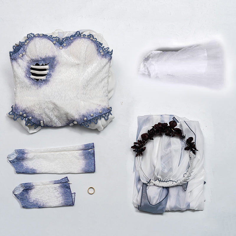 Corpse Bride Corpse Emily Bride Halloween Cosplay Costume B Edition