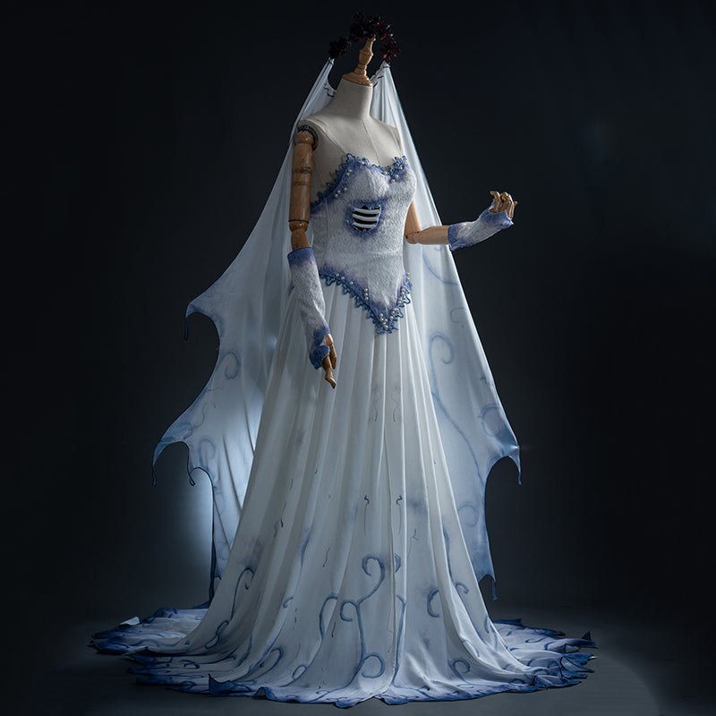 Corpse Bride Corpse Emily Bride Halloween Cosplay Costume B Edition
