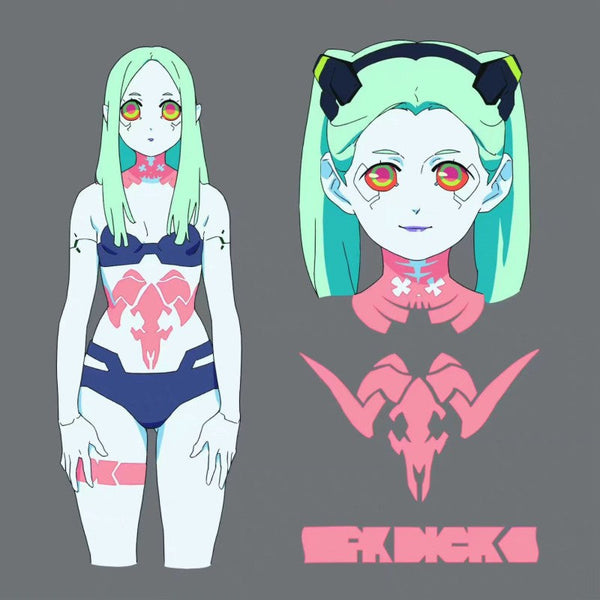 Cyberpunk: Edgerunners Rebecca Tattoo stickers Cosplay Accessory Prop