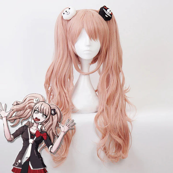 Danganronpa: Trigger Happy Havoc Junko Enoshima Pink Cosplay Wig