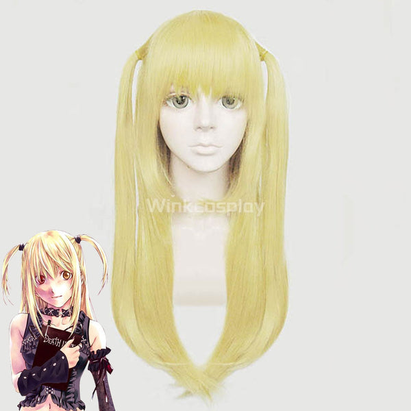 Death Note Amane Misa Golden Cosplay Wig