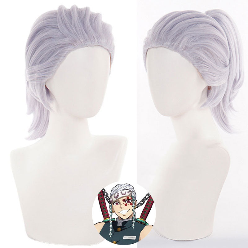 Demon Slayer: Kimetsu no Yaiba Season 2 Tengen Uzui Cosplay Wig