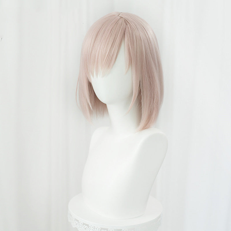 Fate Grand Order Mash Kyrielight Shielder Cosplay Wig