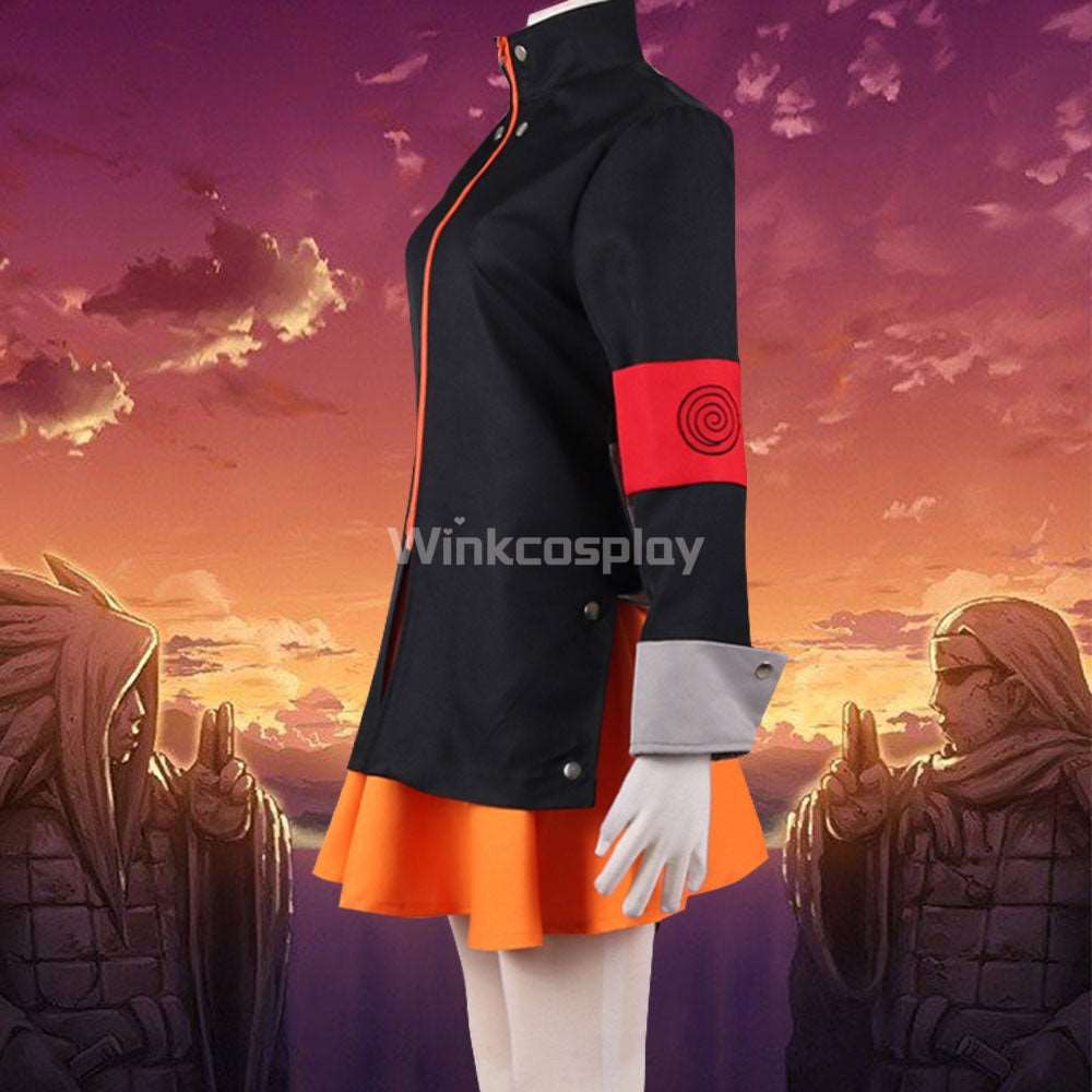Female Uzumaki Naruto from Naruto Halloween Cosplay Costume - Winkcostumes