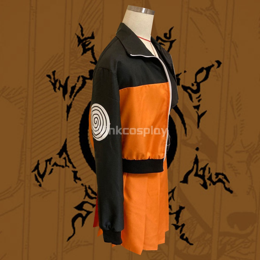 Naruto Female Uzumaki Naruto Female Halloween Cosplay Costume - Winkcostumes