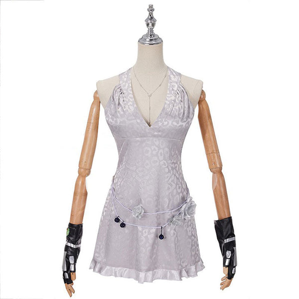 Final Fantasy 7 Remake Tifa Silver Dress Cosplay Costume