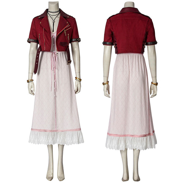 Final Fantasy VII Remake FF7 Aerith Gainsborough Cosplay Costume