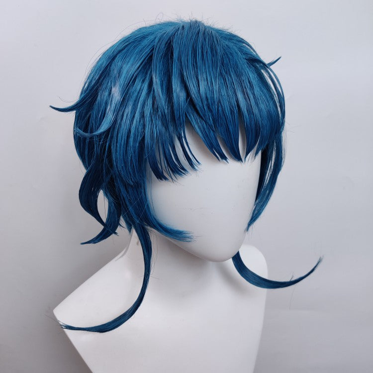 Final Fantasy XIV FF14 Meteion Blue Cosplay Wig