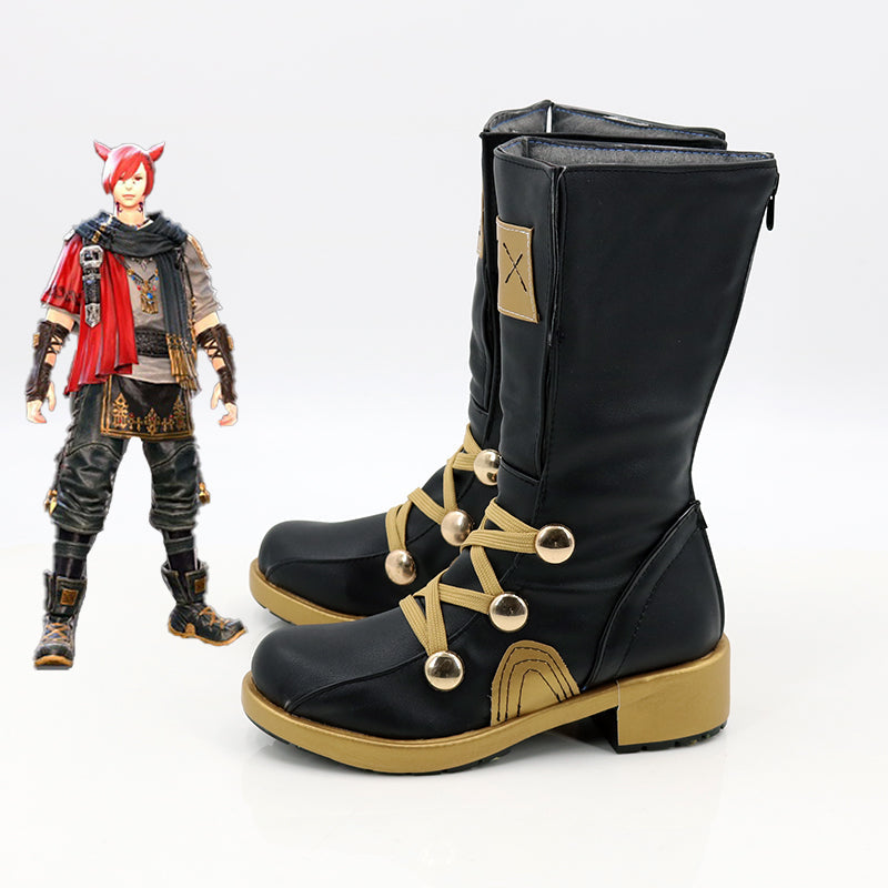 Final Fantasy XIV G'raha Tia Cosplay Shoes