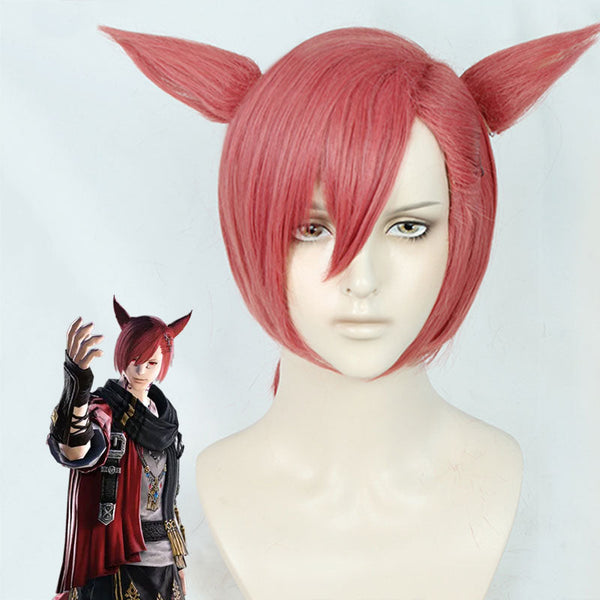 Final Fantasy XIV G'raha Tia Cosplay Wig