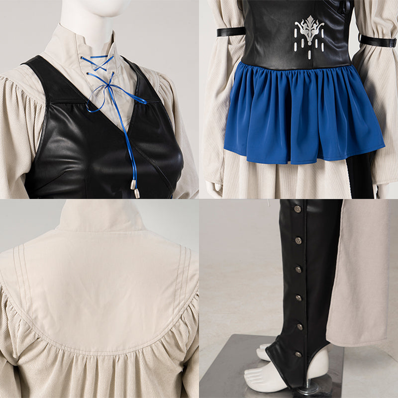 Final Fantasy XVI FF16 Jill Warrick Cosplay Costume - No Included Boot covers