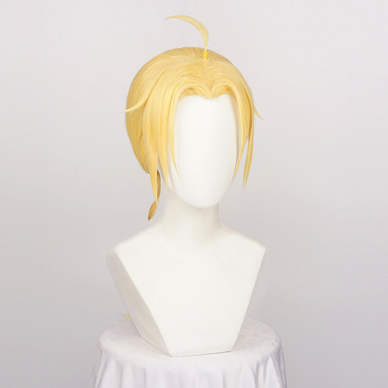 Fullmetal Alchemist Edward Elric Golden Cosplay Wig