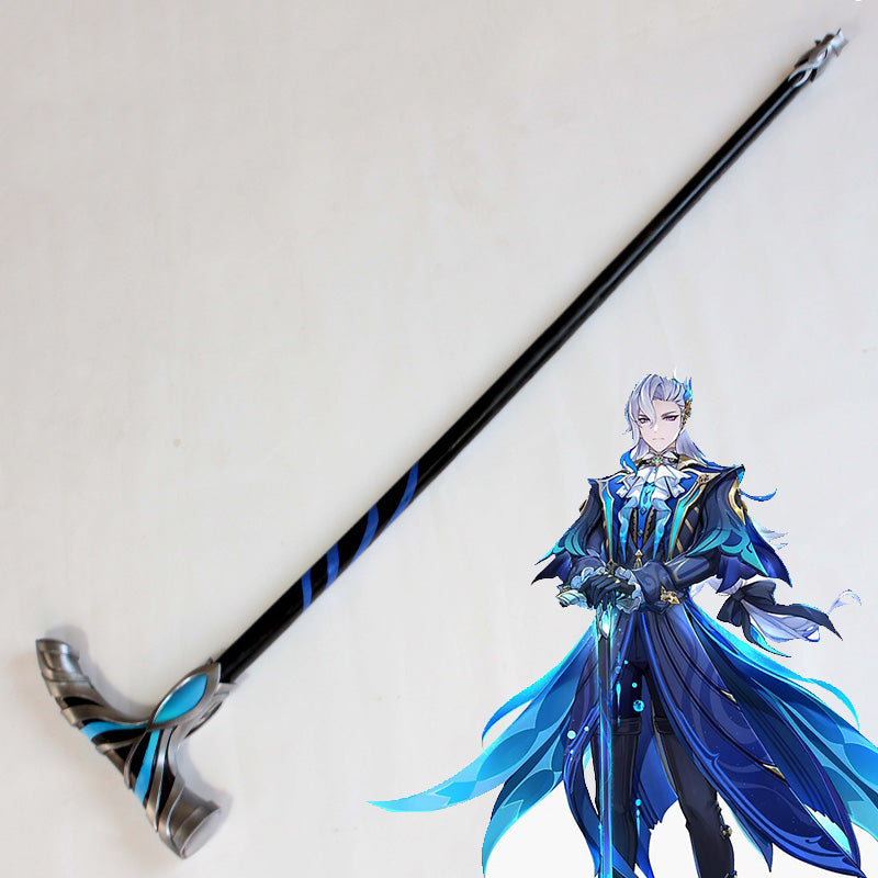 Genshin Impact Neuvillette Stick Cosplay Accessory Prop