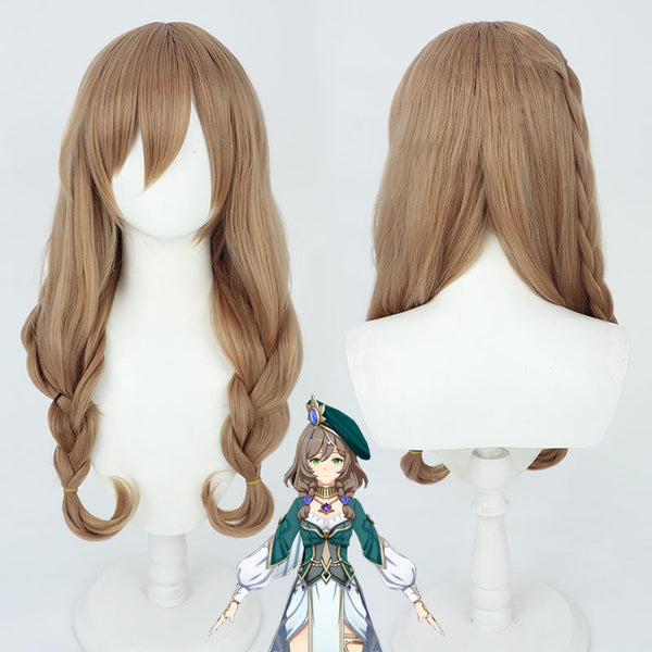 Genshin Impact A Sobriquet Under Shade Lisa Cosplay Wig