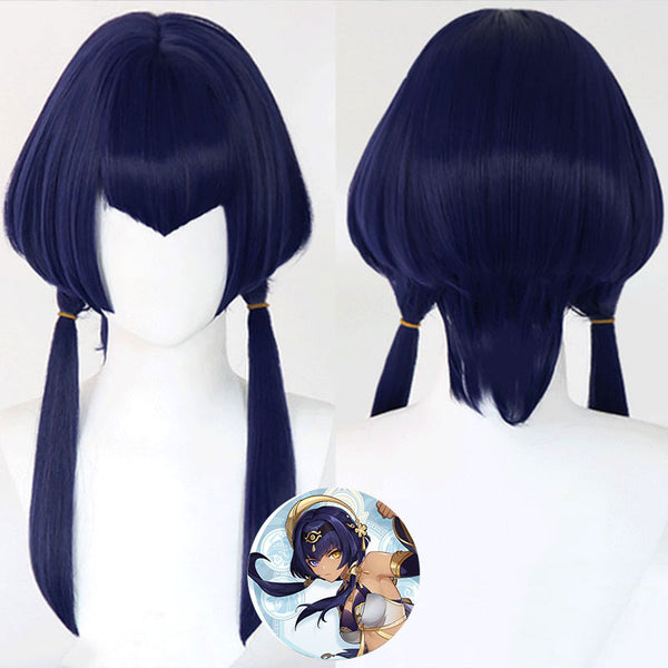 Genshin Impact Candace Blue Cosplay Wig