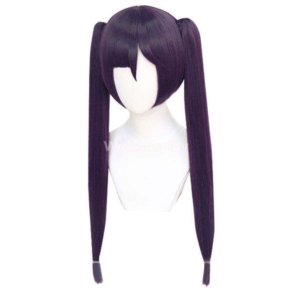 Genshin Impact Mona Halloween Purple Cosplay Wig - Winkcostumes