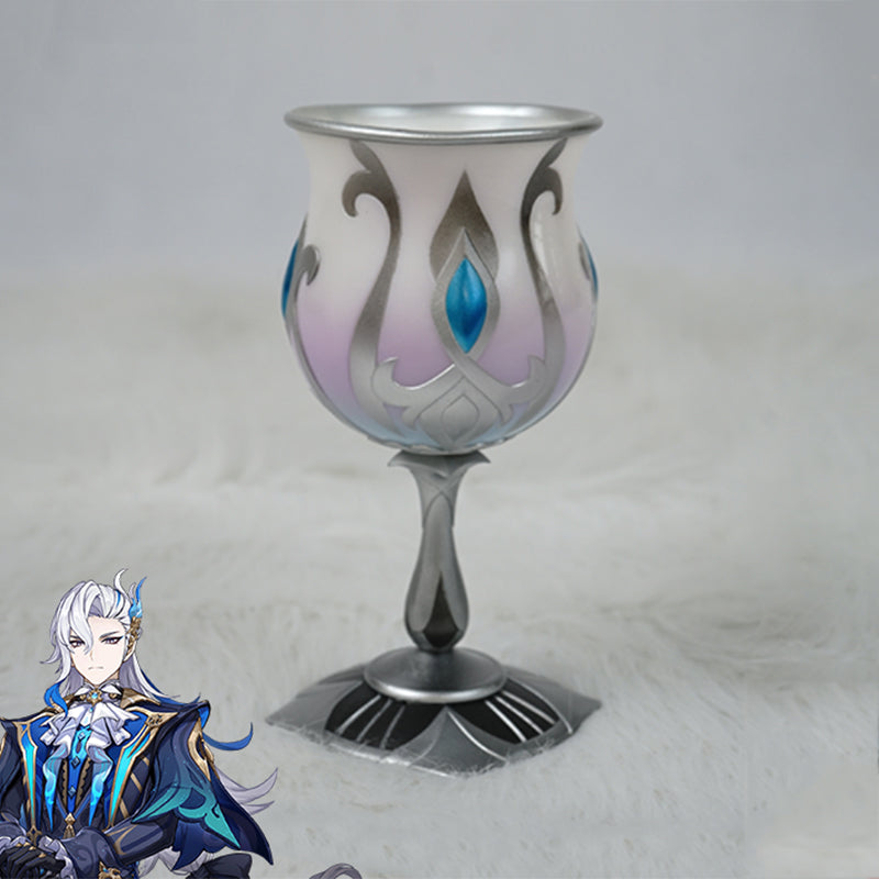 Genshin Impact Neuvillette Wineglass Cosplay Accessory Prop