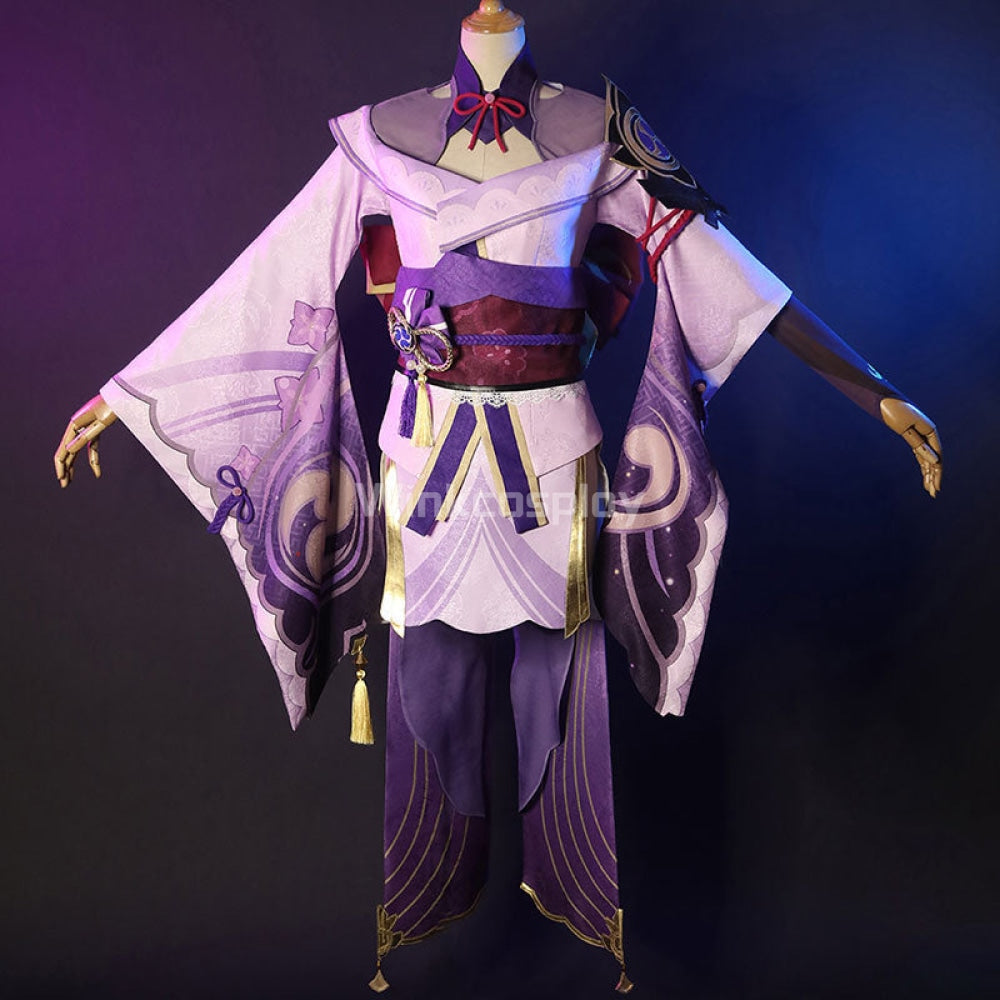 Genshin Impact Raiden Shogun Baal Cosplay Costume - Winkcostumes