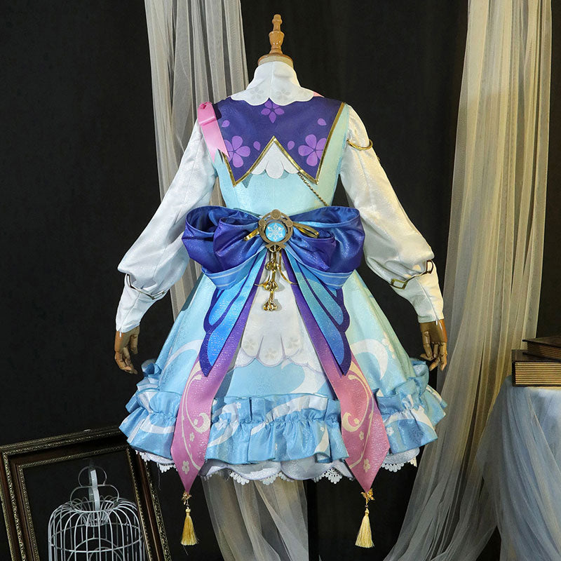 Genshin Impact Springbloom Missive Kamisato Ayaka New Outfit Cosplay Costume