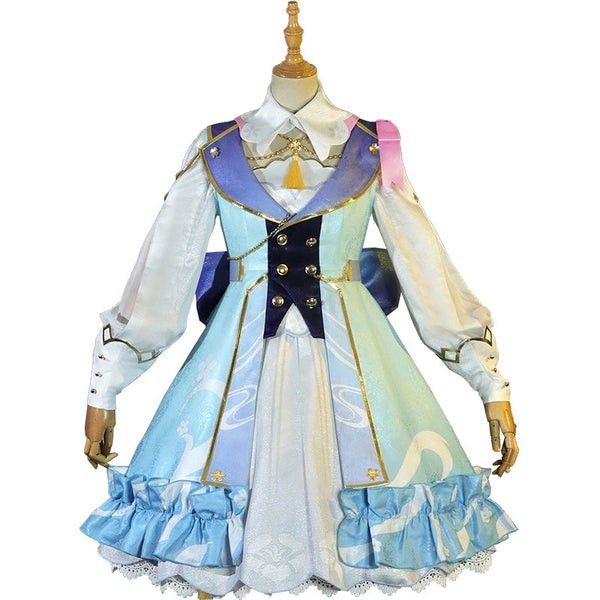 Genshin Impact Springbloom Missive Kamisato Ayaka New Outfit Cosplay Costume