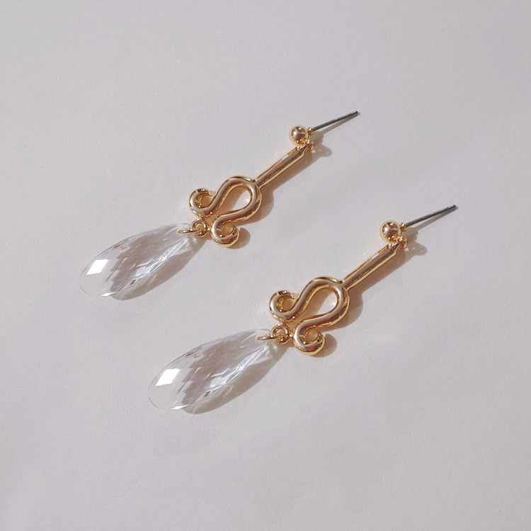 Honkai: Star Rail Jingliu Earrings Ear Clips Cosplay Accessory Prop