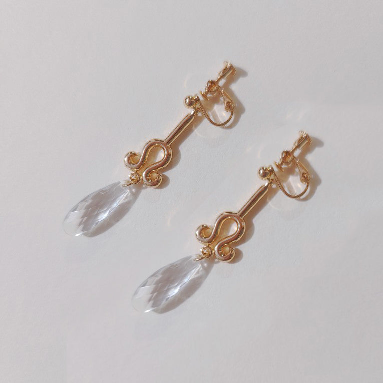 Honkai: Star Rail Jingliu Earrings Ear Clips Cosplay Accessory Prop