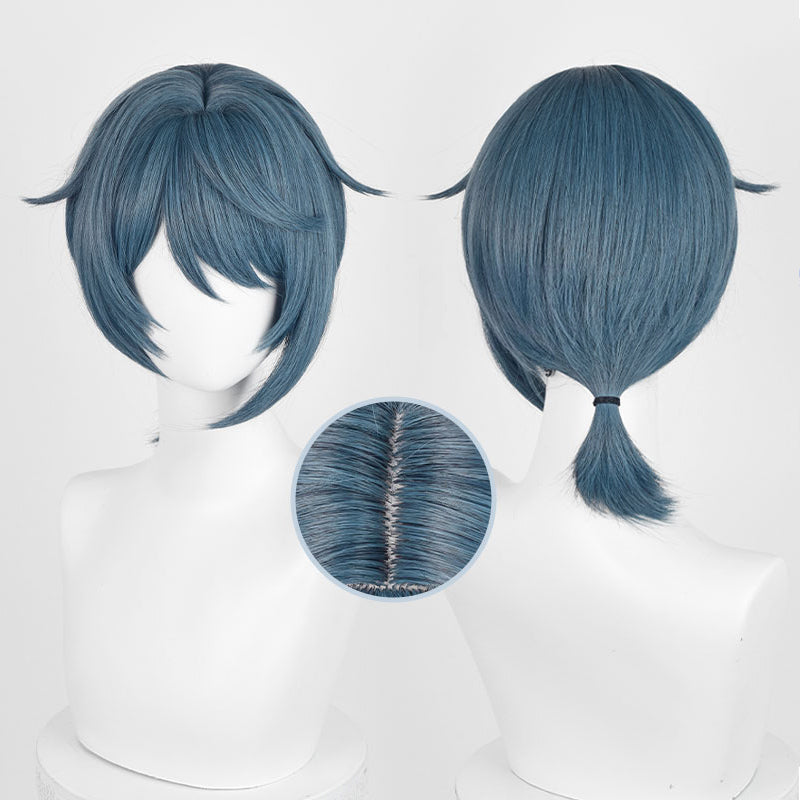 Genshin Impact Xingqiu Bamboo Rain Cosplay Wig