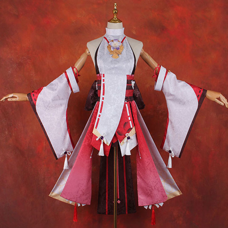 Genshin Impact Yae Miko Guuji Yae Halloween Cosplay Costume - Winkcostumes