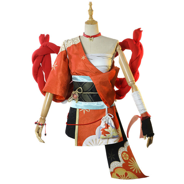 Genshin Impact Yoimiya Halloween Cosplay Costume - Winkcostumes
