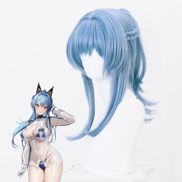 Goddess of Victory: Nikke Helm Aquamarine Swimsuit Cosplay Wig