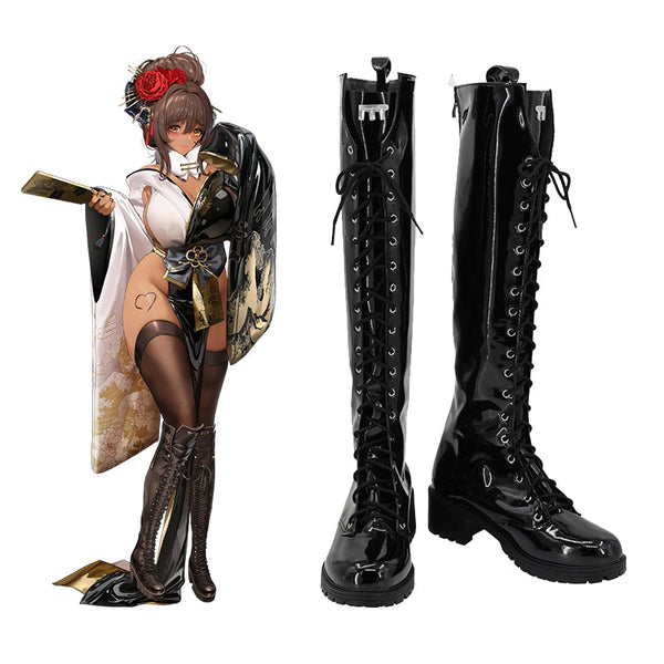 Goddess of Victory: Nikke Noir Black Rabbit Shoes Cosplay Boots